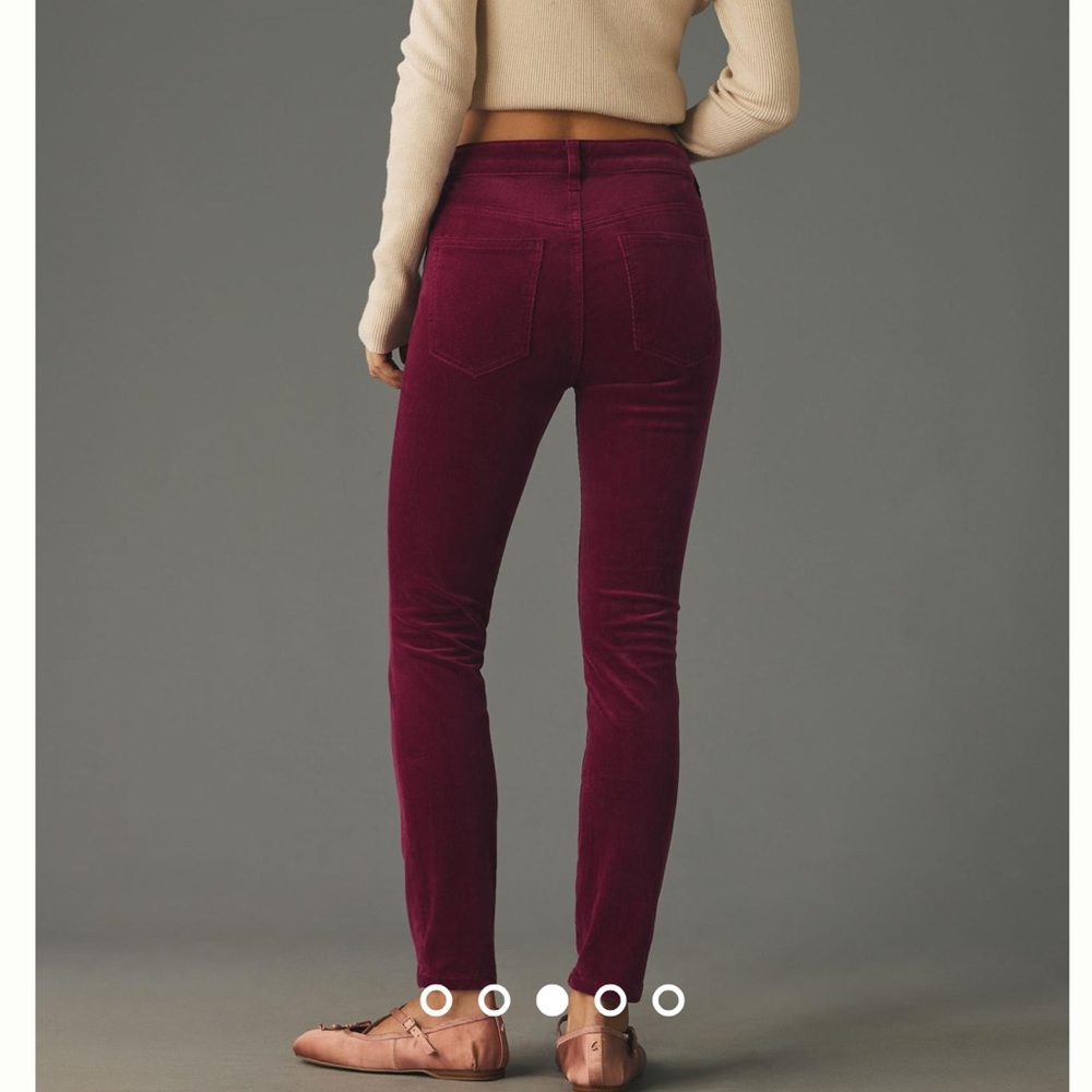 Anthropologie Pilcro and the letterpress Stet corduroy pants.